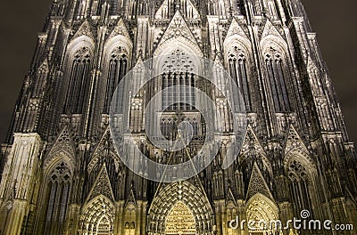 The famous cathedral of Cologne Stock Photo