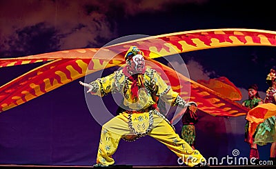 The famous chinese opera : Monkey King Editorial Stock Photo