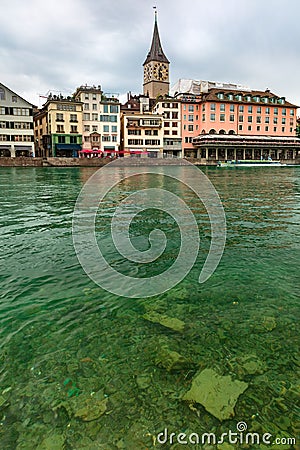 Zurich, largest city in Switzerland Stock Photo