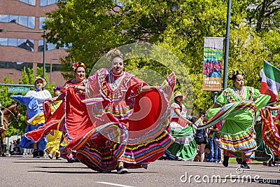 The famous Cinco de Mayo Parade Editorial Stock Photo