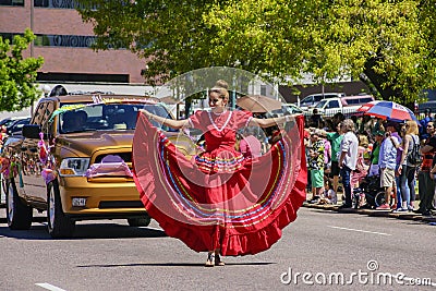 The famous Cinco de Mayo Parade Editorial Stock Photo