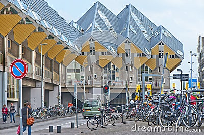 Famous Cubic Houses Editorial Stock Photo