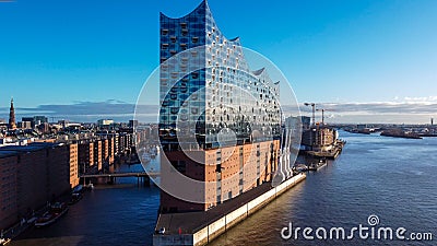 Famous Elbphilharmonie Concert Hall in Hamburg Stock Photo