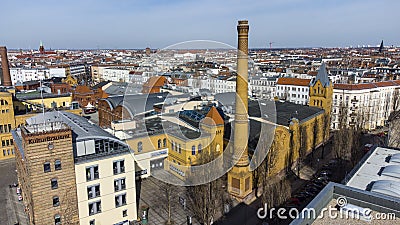 Famous Event and Entertainment complex in Berlin called Kulturbrauerei Editorial Stock Photo