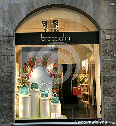 Famous fashion store in Italy Editorial Stock Photo