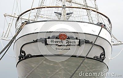 Famous german sailing ship Gorch Fock Editorial Stock Photo