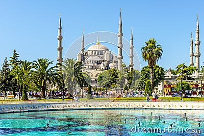 The famous Hagia Sophia in Istanbul, Editorial Stock Photo