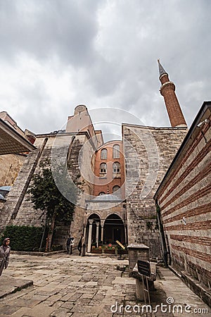 Famous Hagia Sophia Mosque in Istanbul Editorial Stock Photo