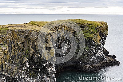 Famous Iceland west coast hike trail between Arnarstapi and Hellnar, in Iceland Stock Photo