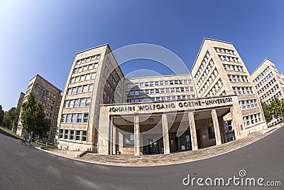 Famous IG farben house, former used Editorial Stock Photo