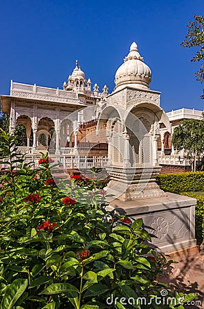 Famous Jaswant Thada Mausoleum in Jodhpur, Rajasthan, India Editorial Stock Photo