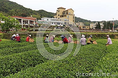 The famous junyingcun village Editorial Stock Photo