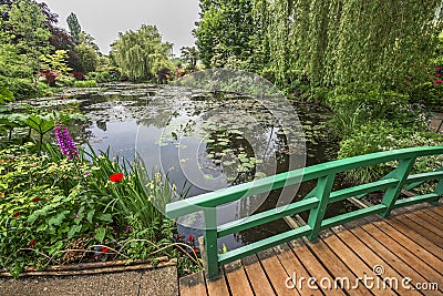 Famous Lily pond Editorial Stock Photo