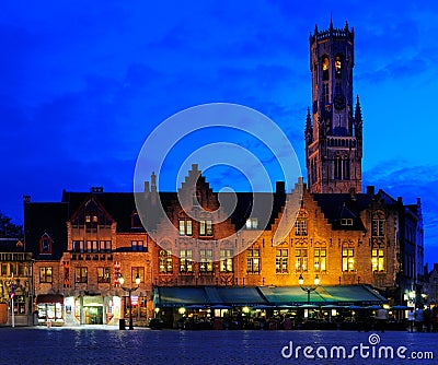 Burg, Bruges, Belgium Editorial Stock Photo