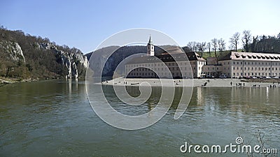 Famous Monastery Weltenburg in Bavaria, Germany Editorial Stock Photo