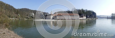 Famous Monastery Weltenburg in Bavaria, Germany Editorial Stock Photo