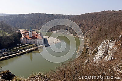 Famous Monastery Weltenburg Stock Photo