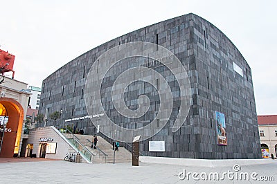 Famous Mumok - Museum of modern art, Ludwig Foundation, Vienna, Austria Editorial Stock Photo