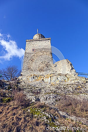 Famous old castle Falkenstein Stock Photo