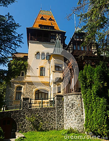 Pelisor Castle, Romania Stock Photo