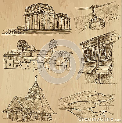 Famous places and Buildings no. 20 Vector Illustration