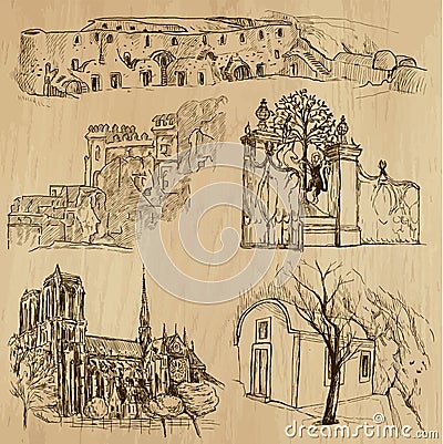 Famous places and Buildings no. 23 Vector Illustration