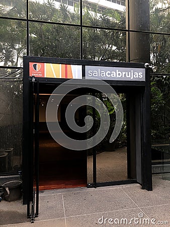 Venezuelan playwright JosÃ© Ignacio Cabrujas theater in Caracas, Venezuela Editorial Stock Photo