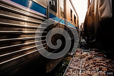 The famous railway markets Editorial Stock Photo