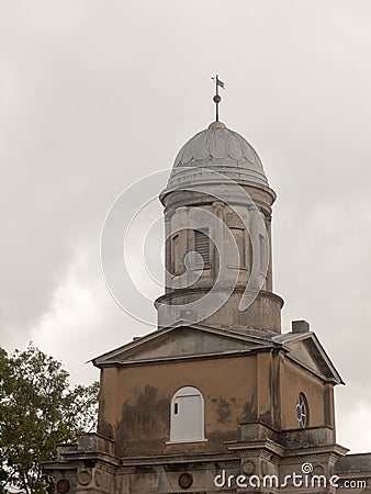 Famous remaining church towers in mistley one burnt town Stock Photo