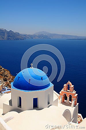 Famous Santorini, Greece Stock Photo