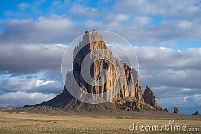 Famous Ship Rock in Northern New Mexico Stock Photo