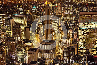 Famous skyscrapers of New York Stock Photo