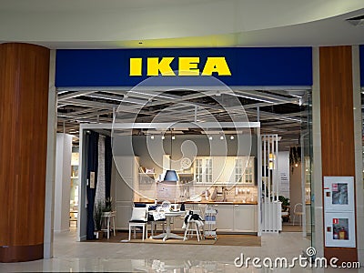 Famous swedish IKEA store in Atlantic City mall. Editorial Stock Photo