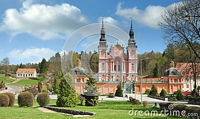 Swieta Lipka Church,Masuria,Poland Stock Photo