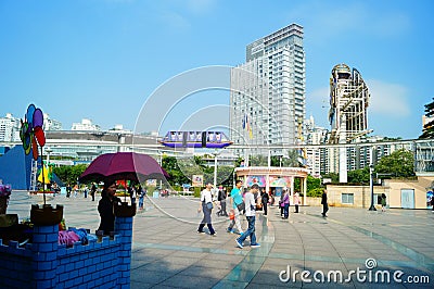 Famous tourist attractions in Shenzhen Window of the World Editorial Stock Photo