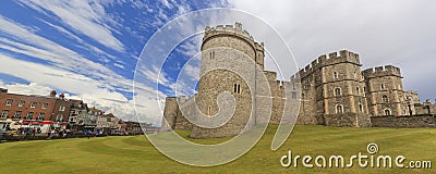 The famous Windsor Castle Editorial Stock Photo