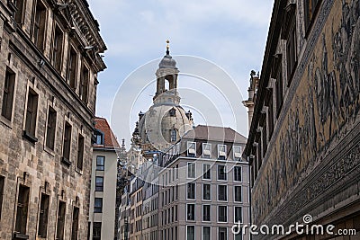 Famous Zwinger palace in Dresden Stock Photo
