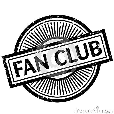 Fan club stamp Vector Illustration