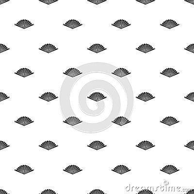 Fan pattern, simple style Vector Illustration
