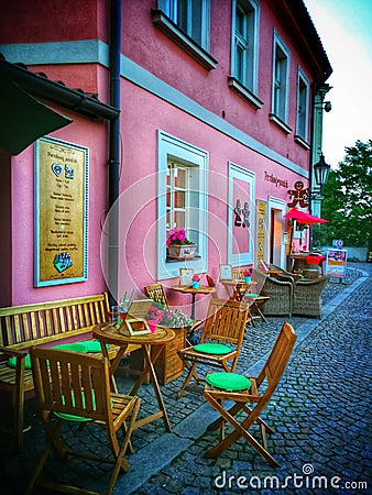 Fancy cafe Editorial Stock Photo