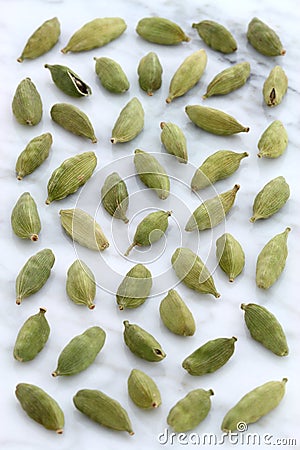 Fancy cardamom pods Stock Photo