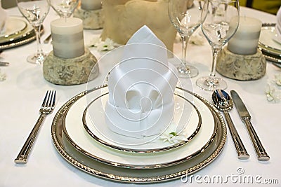 Fancy dinner Stock Photo