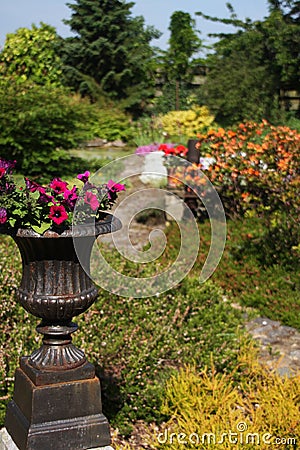 Fancy garden Stock Photo