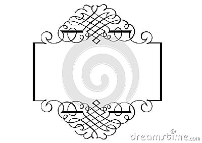 Fancy Page Border Three Vector Illustration