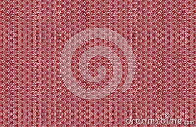Fancy Red White Abstract Small Pattern Design Stock Photo