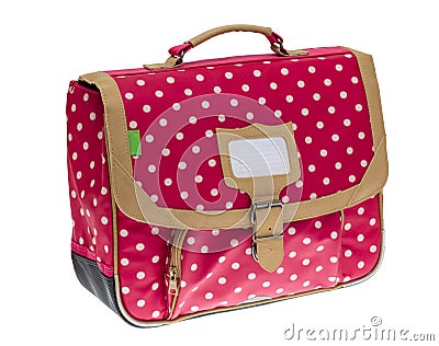 Fancy Schoolbag Stock Photo