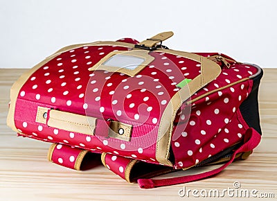 Fancy Schoolbag Stock Photo