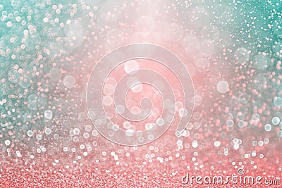 Pastel pink green confetti background for Spring Stock Photo