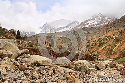 Fann Mountains, Tajikistan Stock Photo
