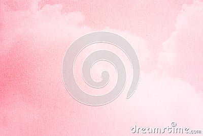 Fantastic cloudy sky with pastel gradient color with grunge texture, nature abstract background Stock Photo